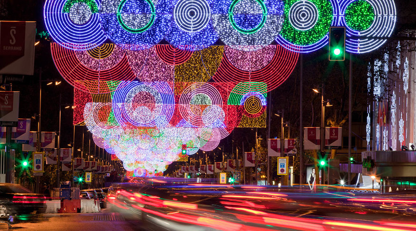 Christmas lights at the serrano street | Premis FAD 2014 | Intervencions Efímeres